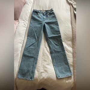 Abercrombie 90s highrise straight jeans